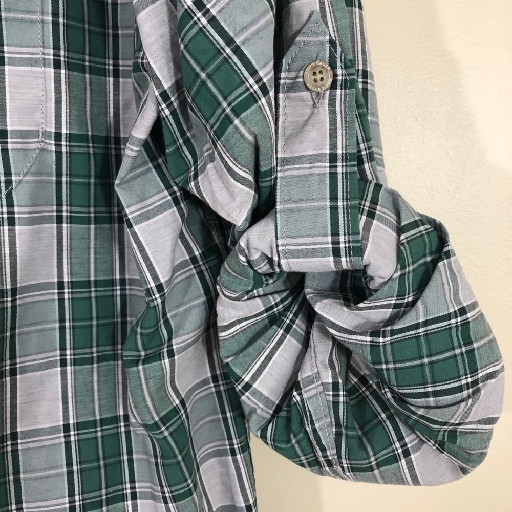Eddie Bauer button down. Plaid classic fit TXL - Picture 6 of 12